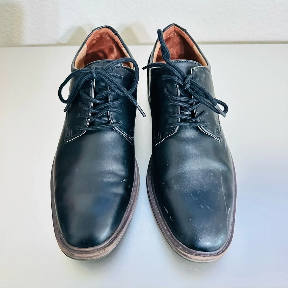 Goodfellow & Co Leo Dress Shoes Black Men’s Sz 7 • Oxford Style Classic Lace-Up